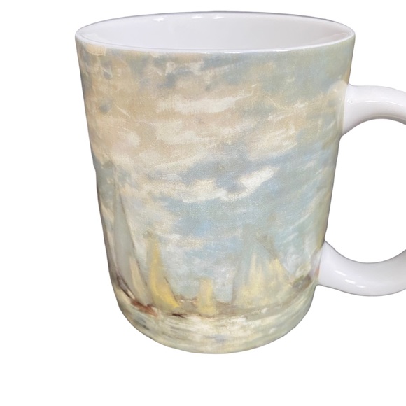 Monet The Regatta Impressionist Art Coffee Mug - Picture 5 of 8